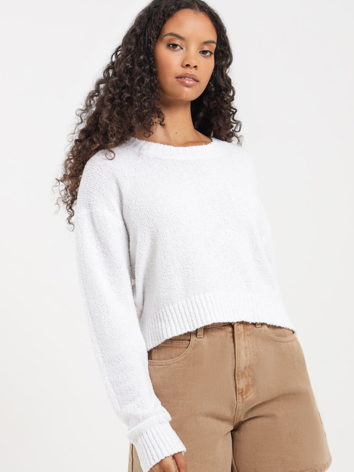 Nude Lucy Caldo Jumper in Salt | Salt