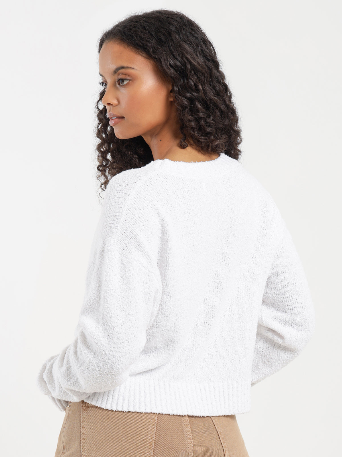 Nude Lucy Caldo Jumper in Salt | Salt