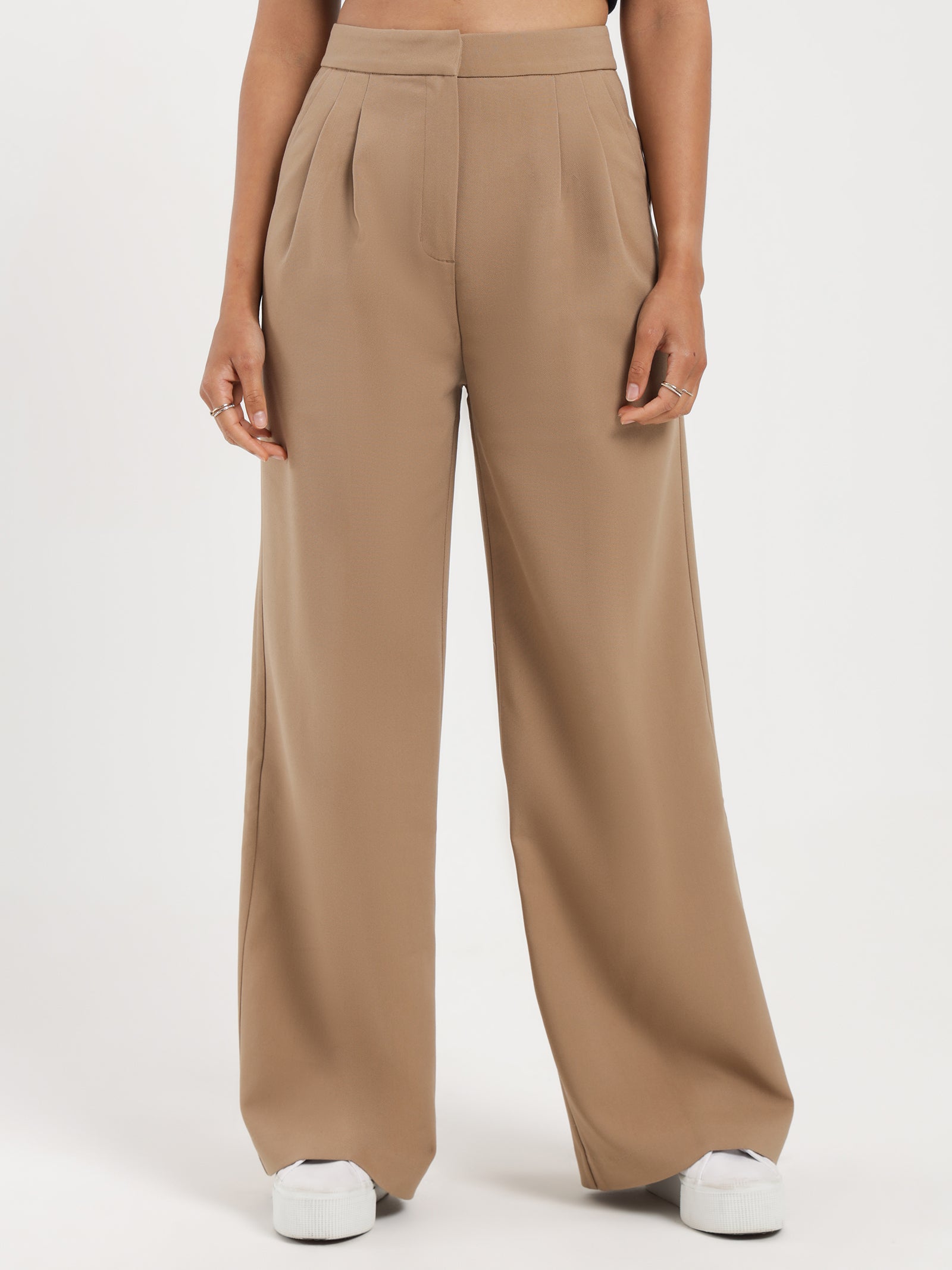 Kiran Tailored Pants in Biscoff