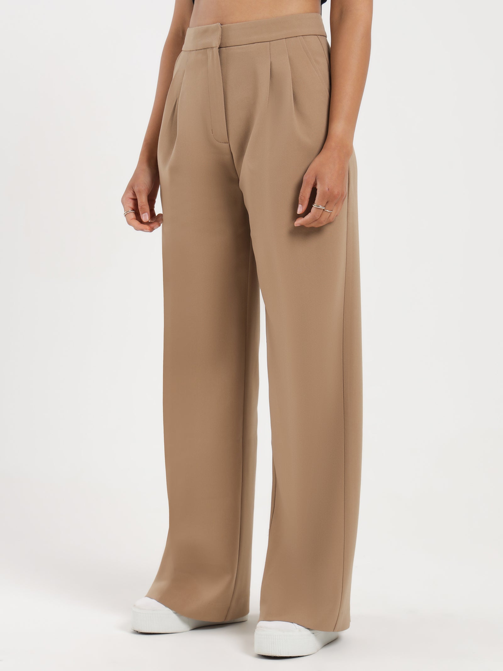 Kiran Tailored Pants in Biscoff