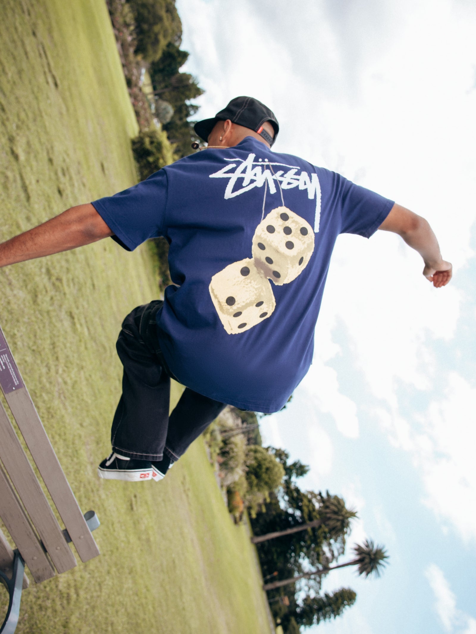 Fuzzy Dice HW T-Shirt in Navy