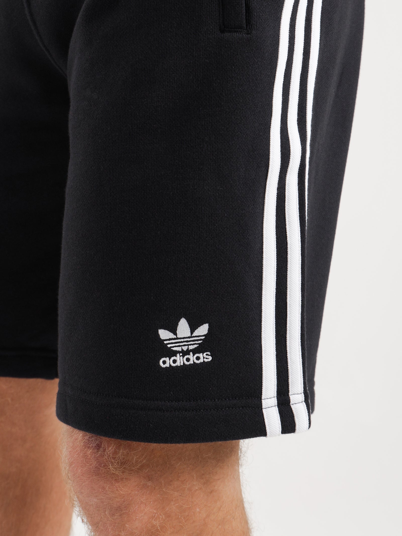 Adidas Adicolor Classics 3-Stripes Sweat Shorts in Black | Glue Store