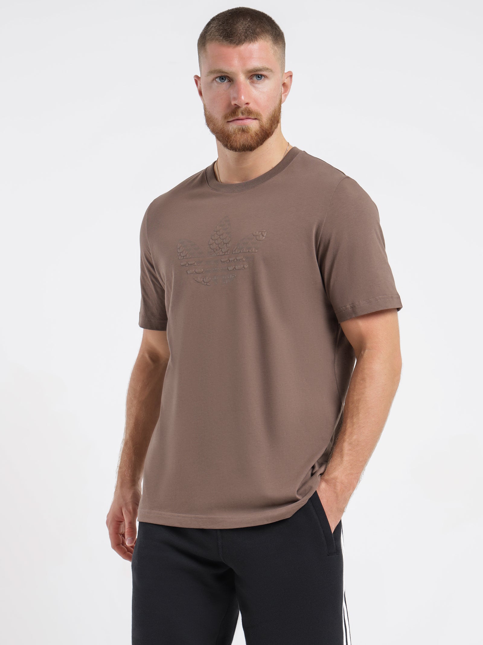 Graphics Monogram T-Shirt in Earth Strata