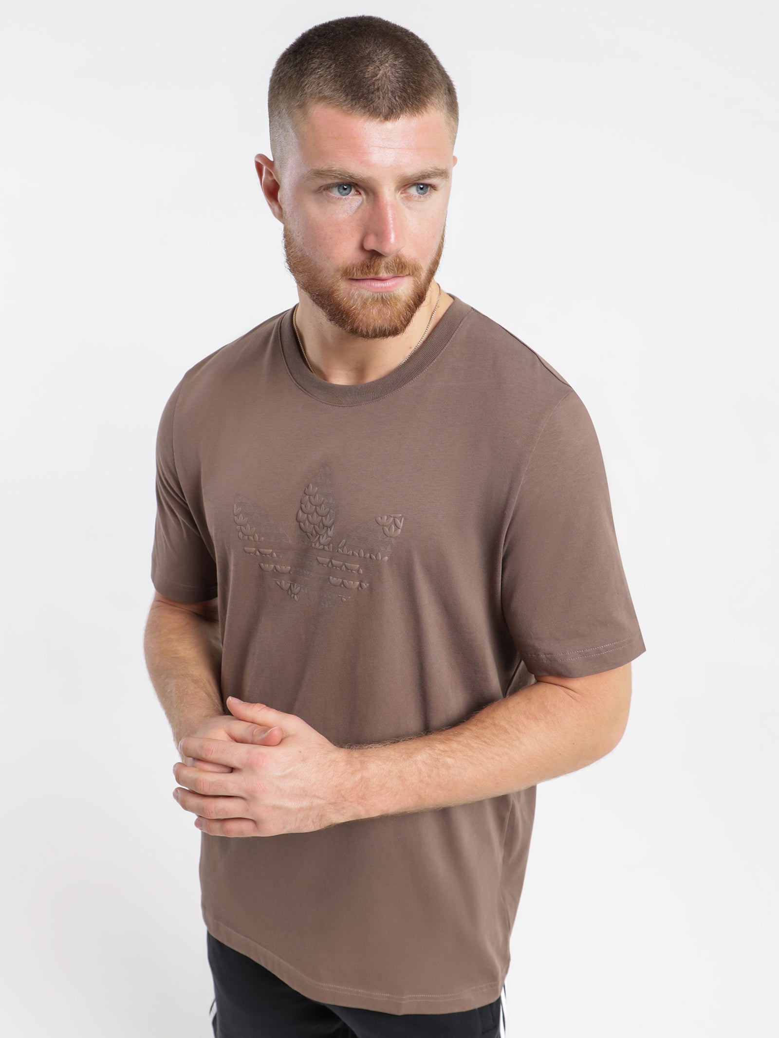 Graphics Monogram T-Shirt in Earth Strata