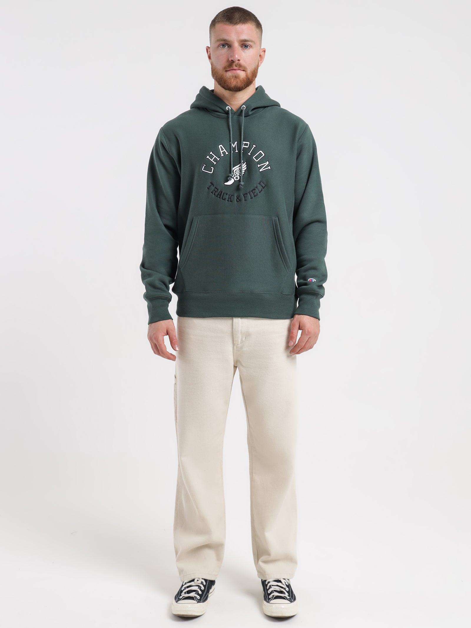 Reverse Weave Collegiate Hoodie in Metaphor