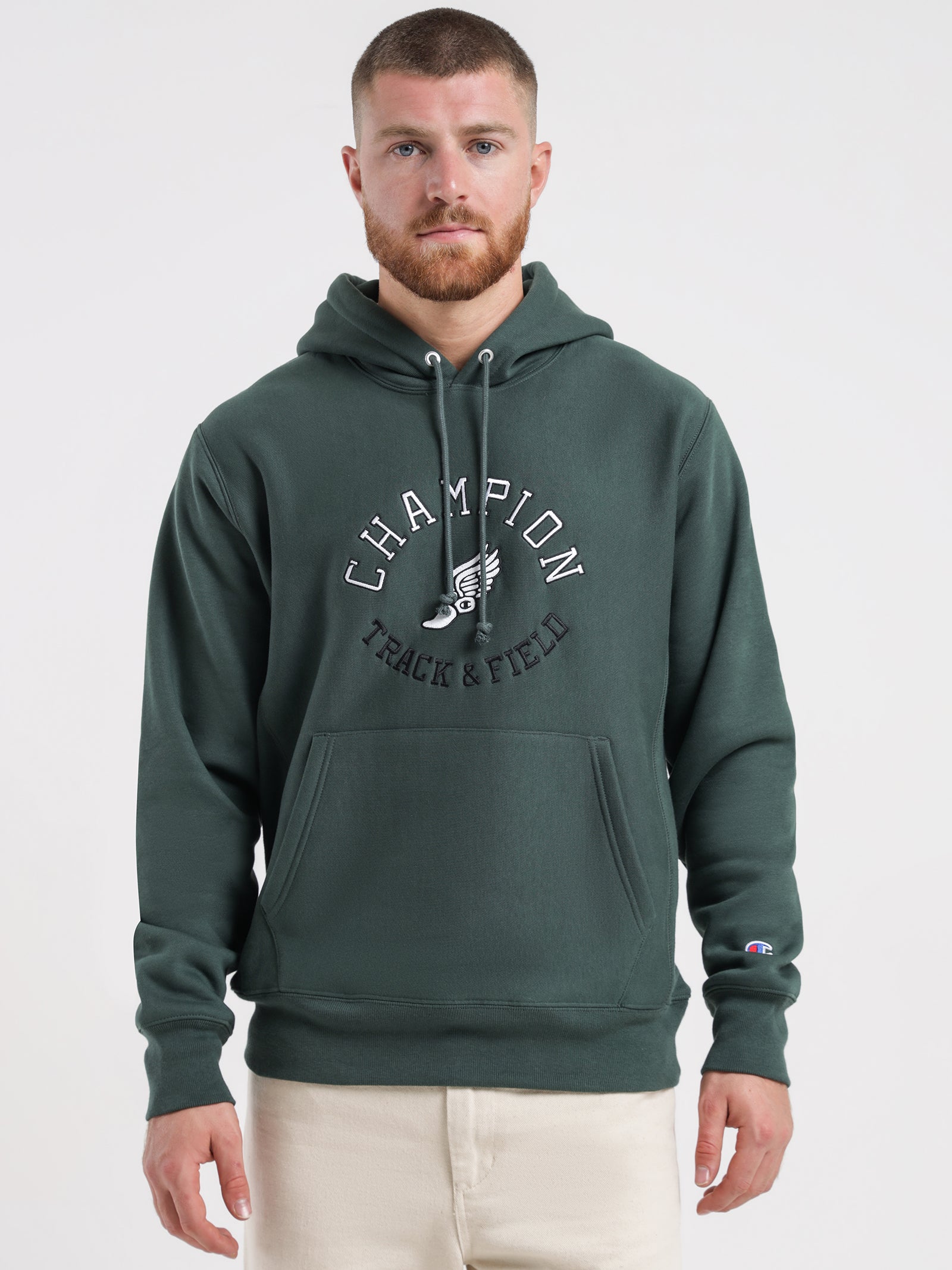 Reverse Weave Collegiate Hoodie in Metaphor