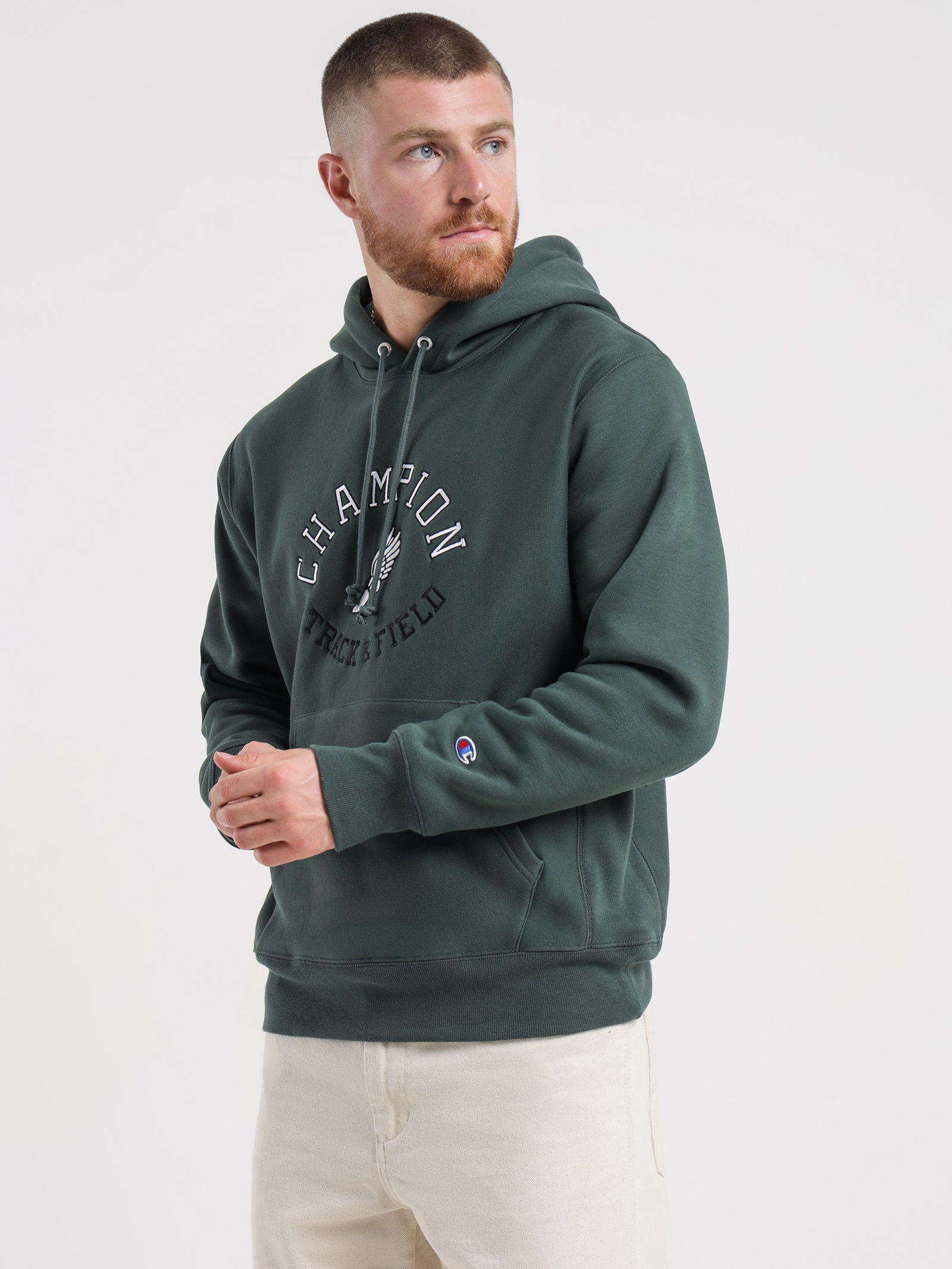 Reverse Weave Collegiate Hoodie in Metaphor