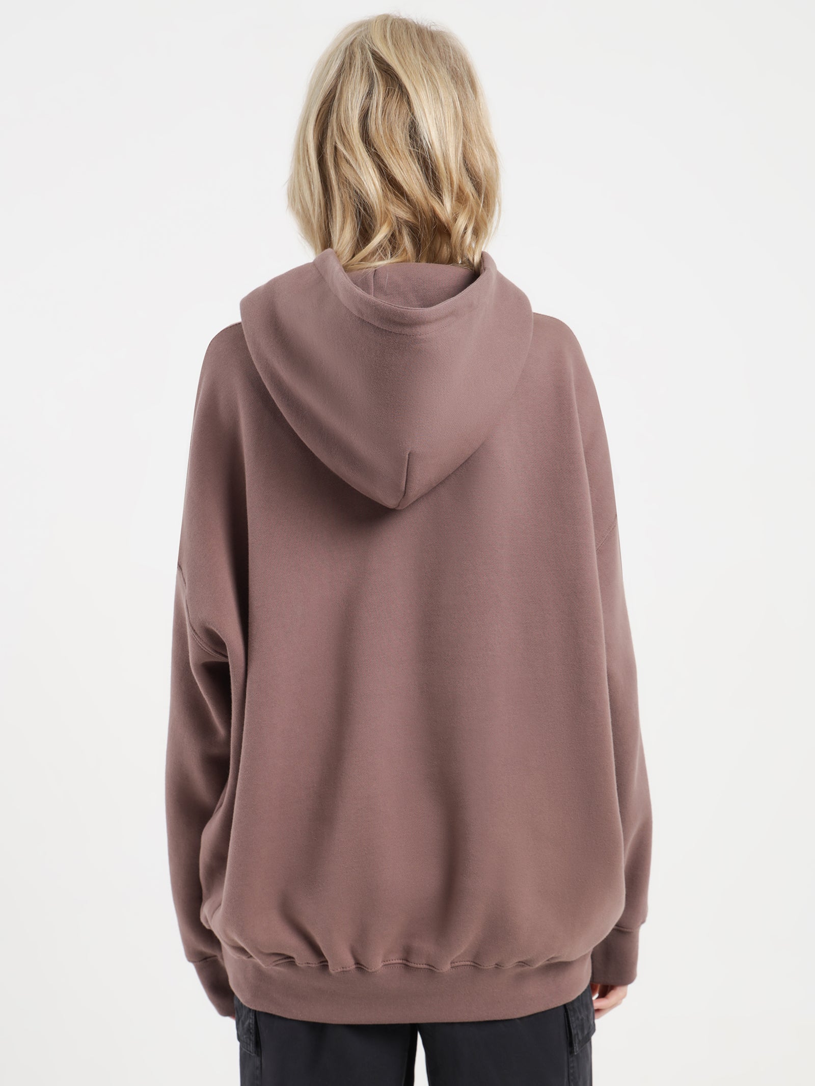 Chocolate colour hoodie hot sale