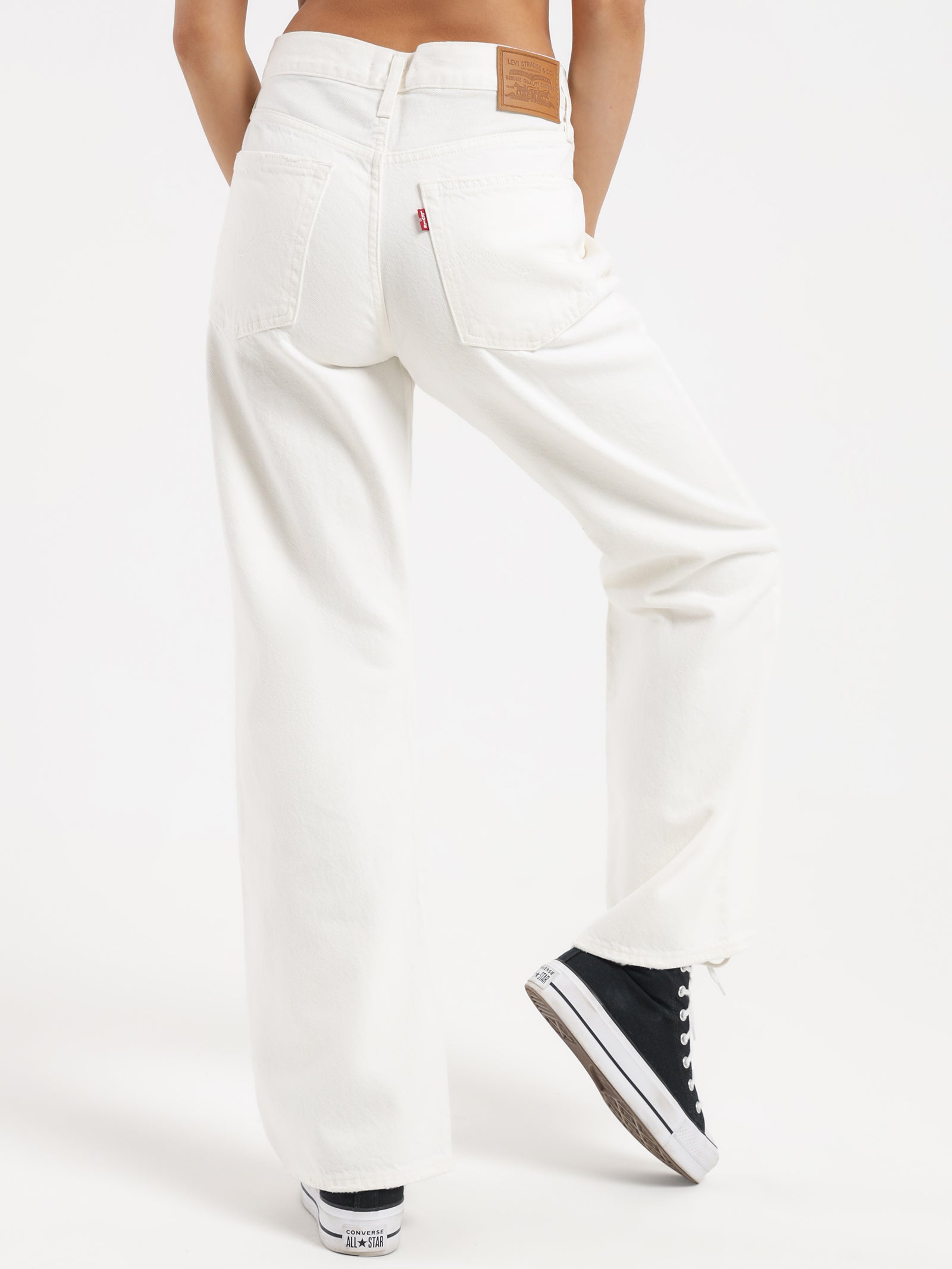 Baggy Trouser Pants - White