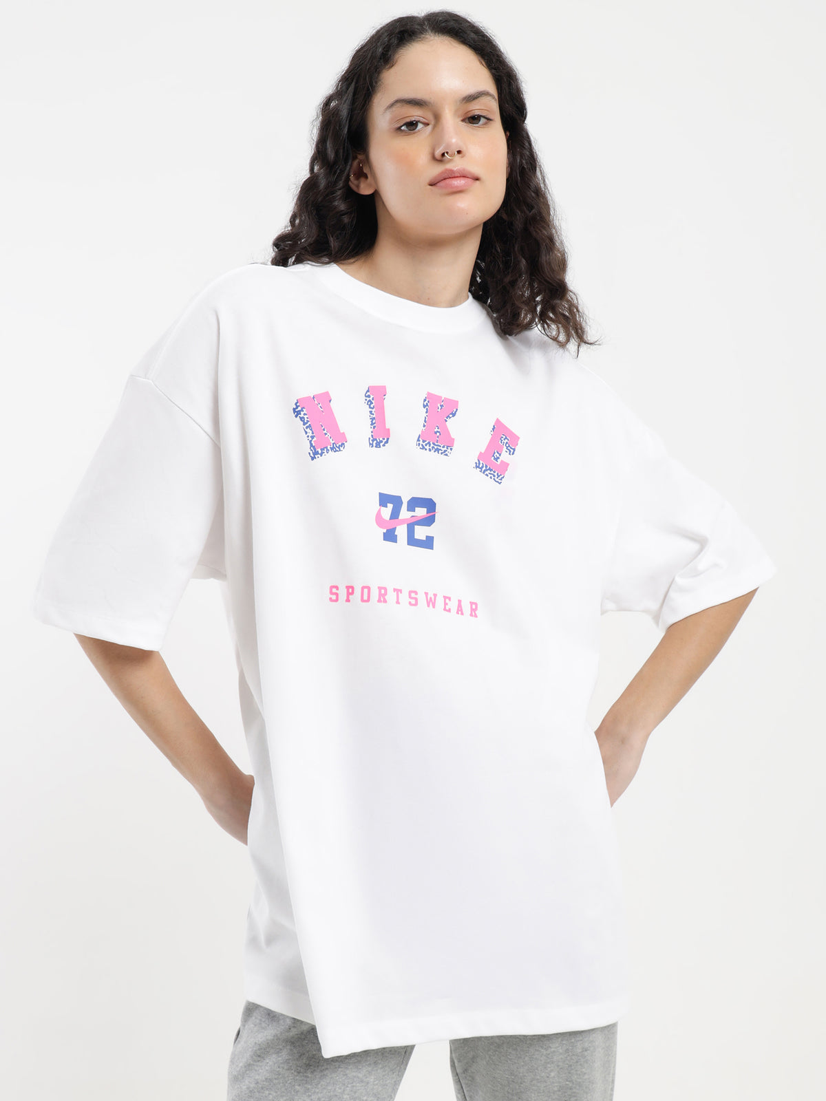 Nike Sportswear OC 1 Short Sleeve T-Shirt in White | White