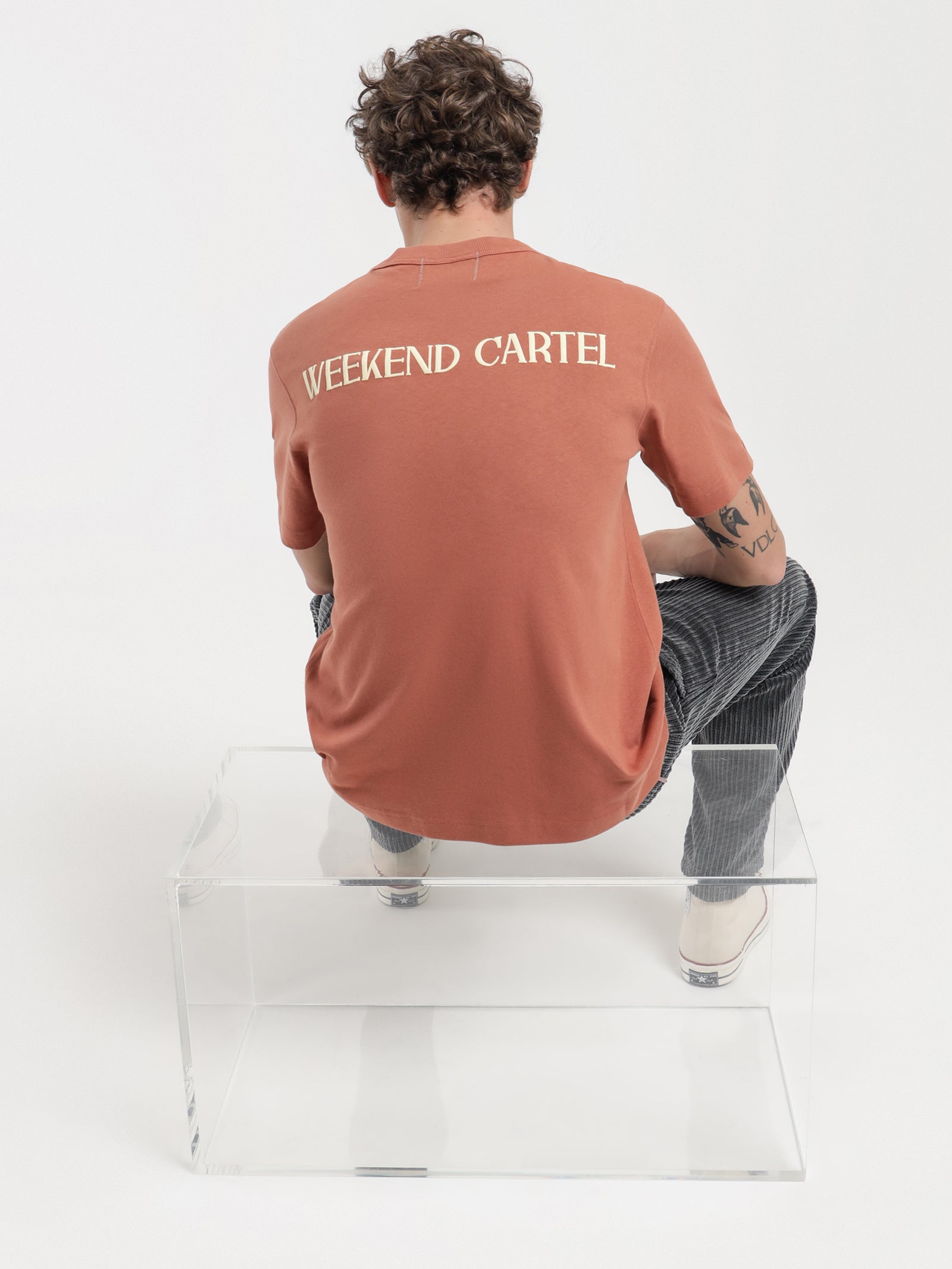 Weekend cartel Cartel Logo T-Shirt in Cinnamon Cinnamon | Glue Store