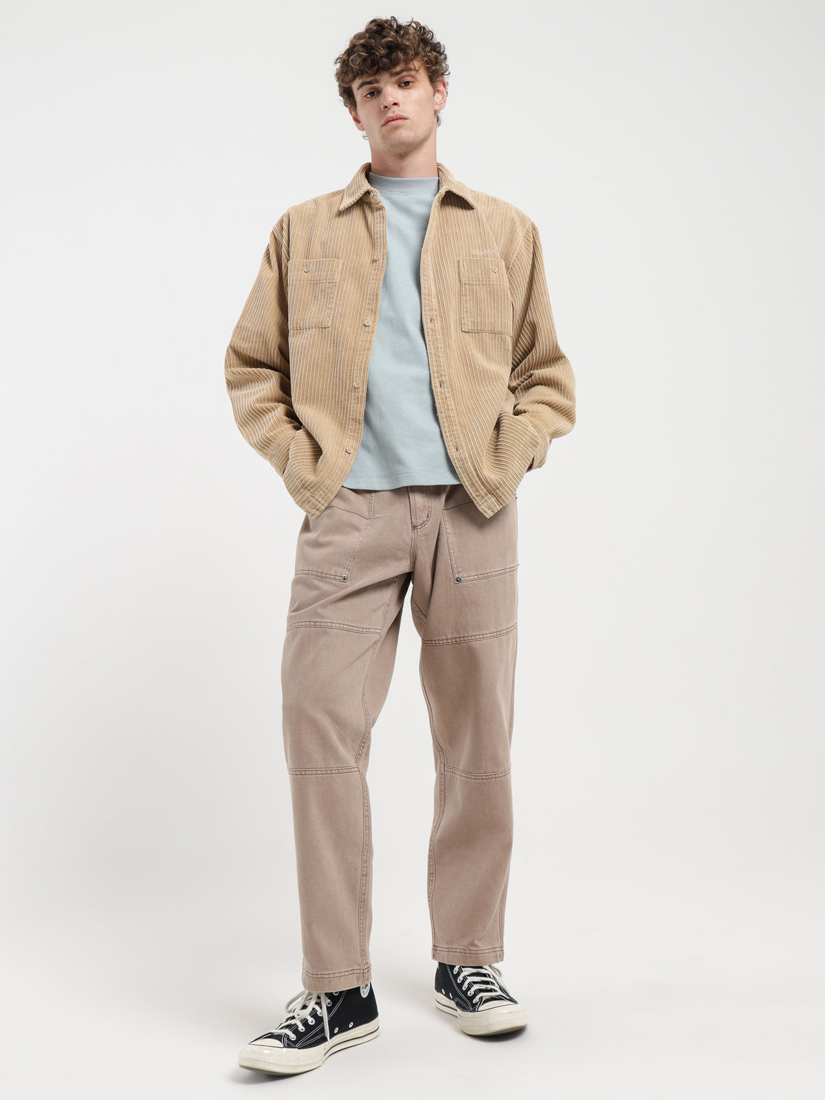 Weekend Cartel Manic Overshirt in Beige | Beige