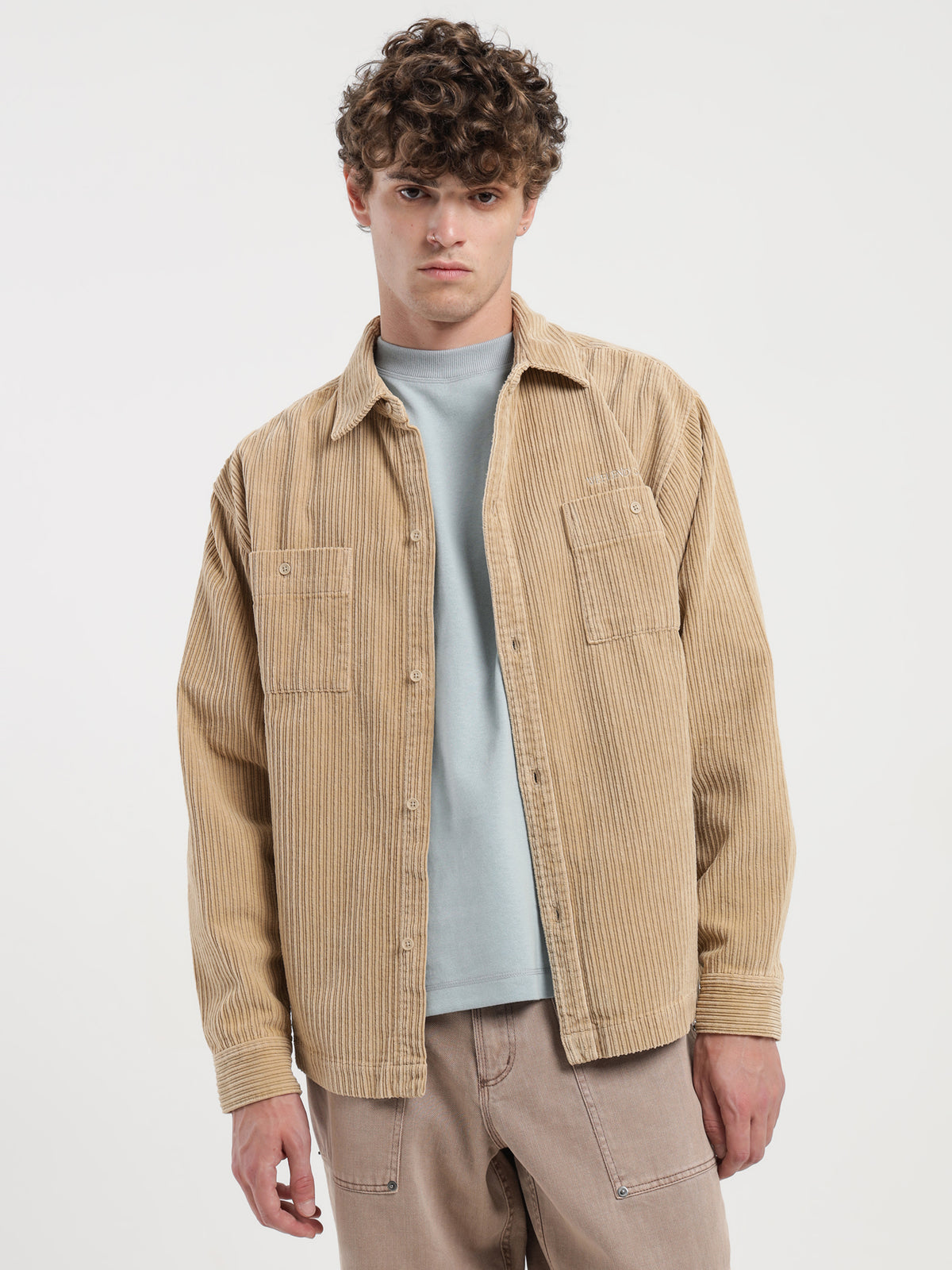 Weekend Cartel Manic Overshirt in Beige | Beige