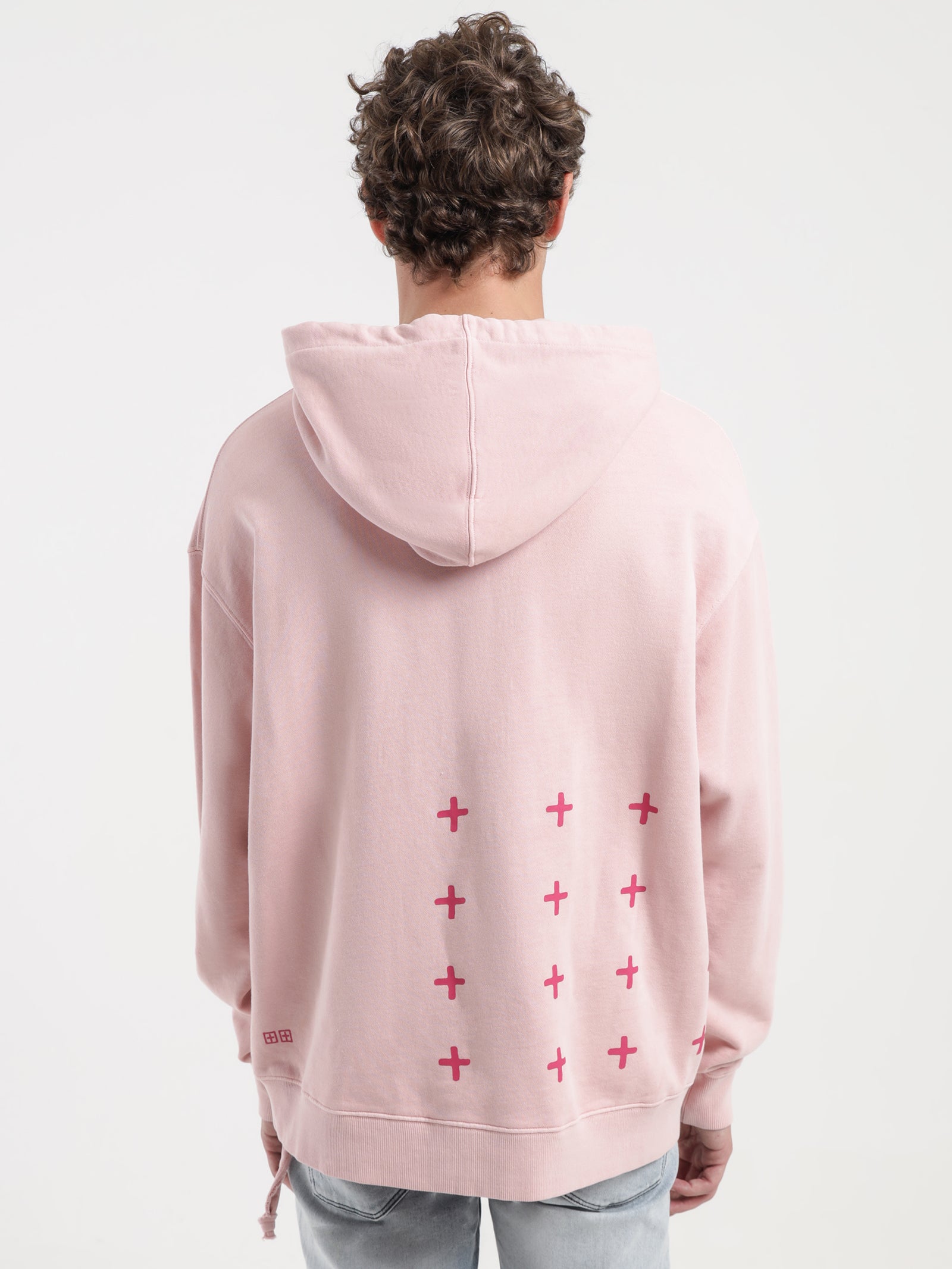 4 x 4 Hoodie in Pink