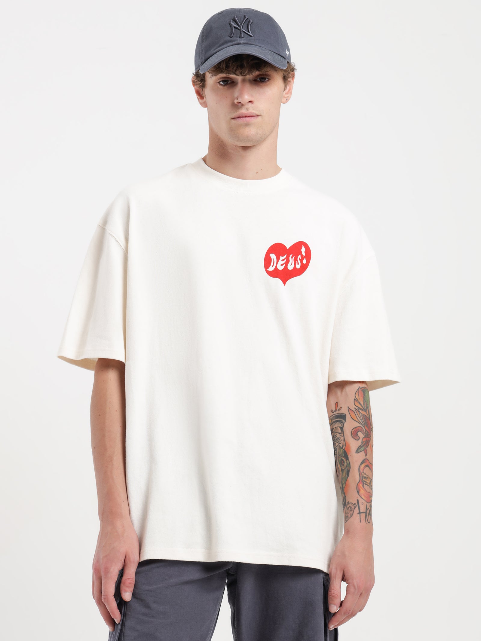 Deus Roaming T-Shirt in Sand White Sand | Glue Store