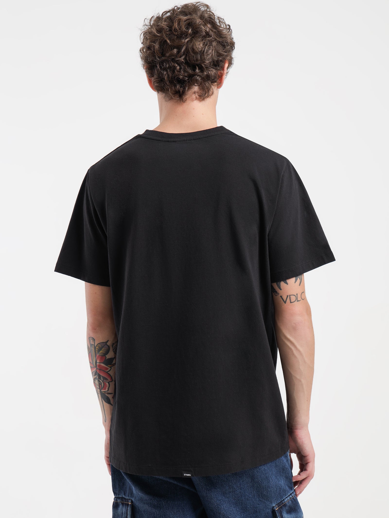 Thrills Petal Vision Merch Fit T-Shirt in Black Black | Glue Store