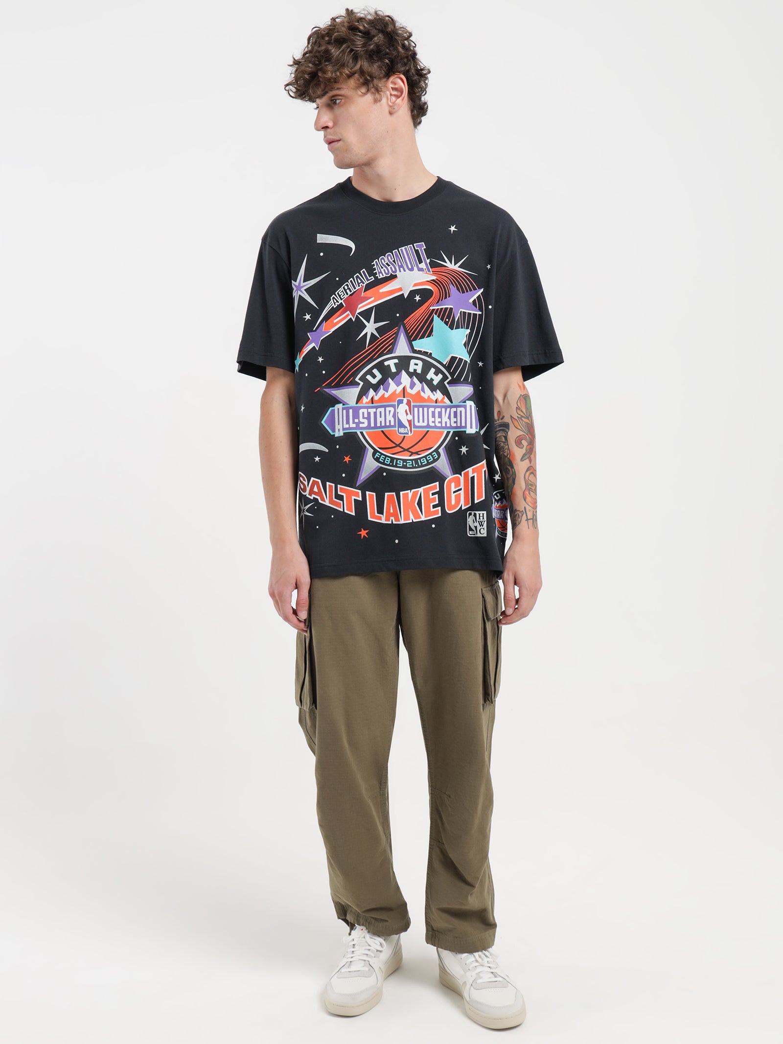 1993 All Star Burst Vintage NBA T-Shirt, 54% OFF