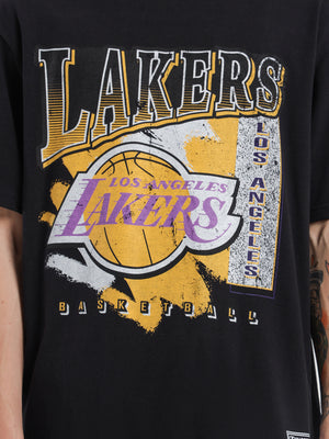 Los Angeles Lakers T-Shirt in Faded Purple - Glue Store NZ