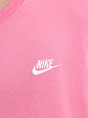 Men's Nike Sportswear Club Logo T-Shirt, Medium, Pinksicle