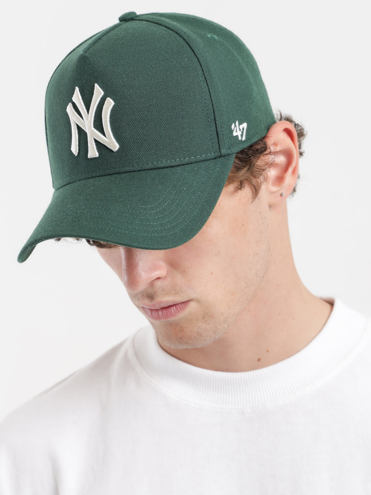 47 Brand 47' MLB New York Yankees Clean Up Cap in Green | Green