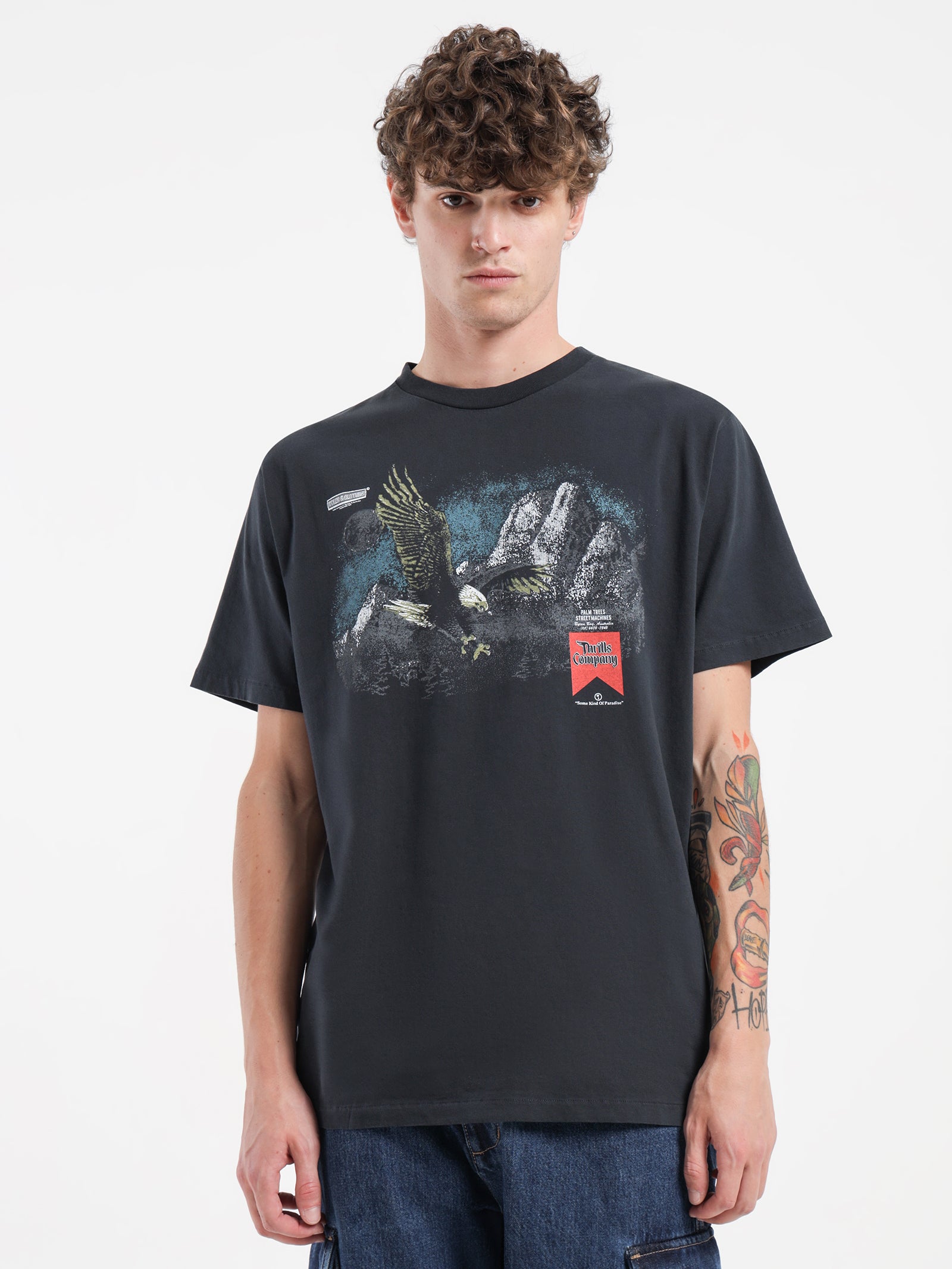Survival Merch Fit T-Shirt in Black - Glue Store