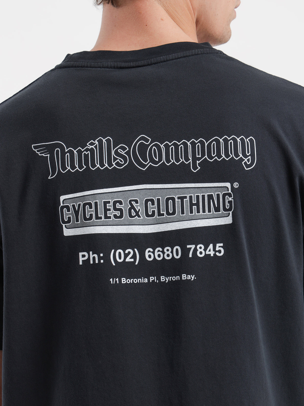 Thrills Survival Merch Fit T-Shirt in Black | Black