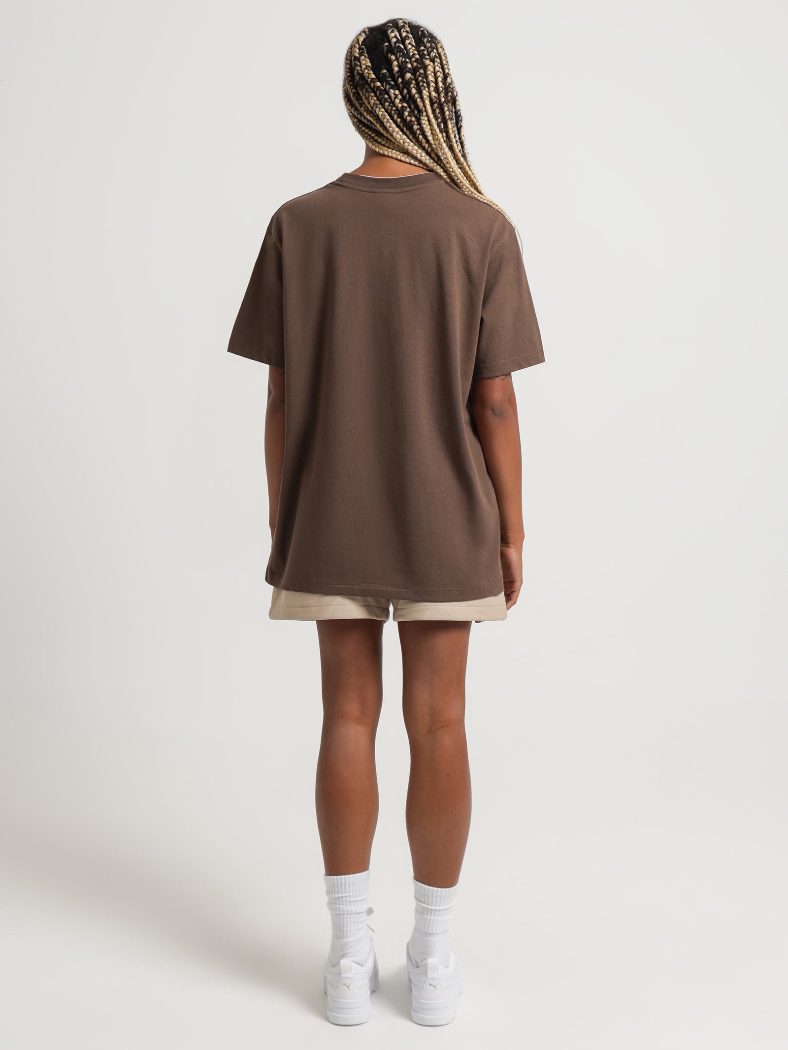 Heritage Double Collar T-Shirt in Espresso Martini