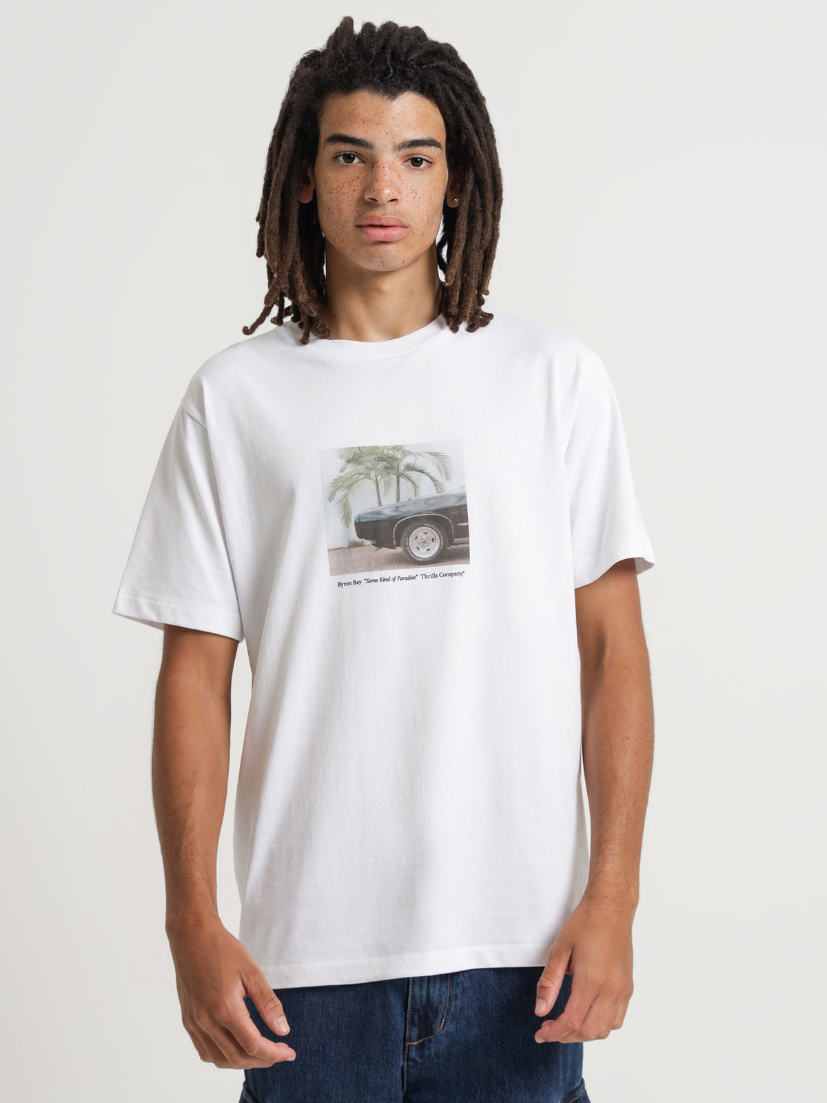 Thrills Pontiac Merch Fit T-Shirt in White | White