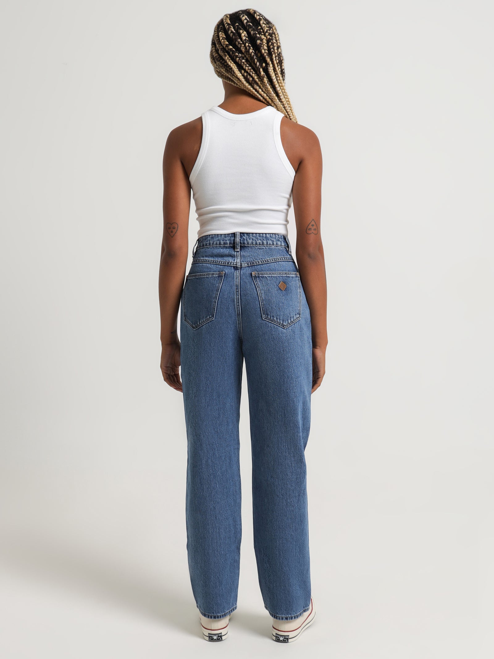 Abrand Carrie Jeans in Daria Blue Vintage blue | Glue Store