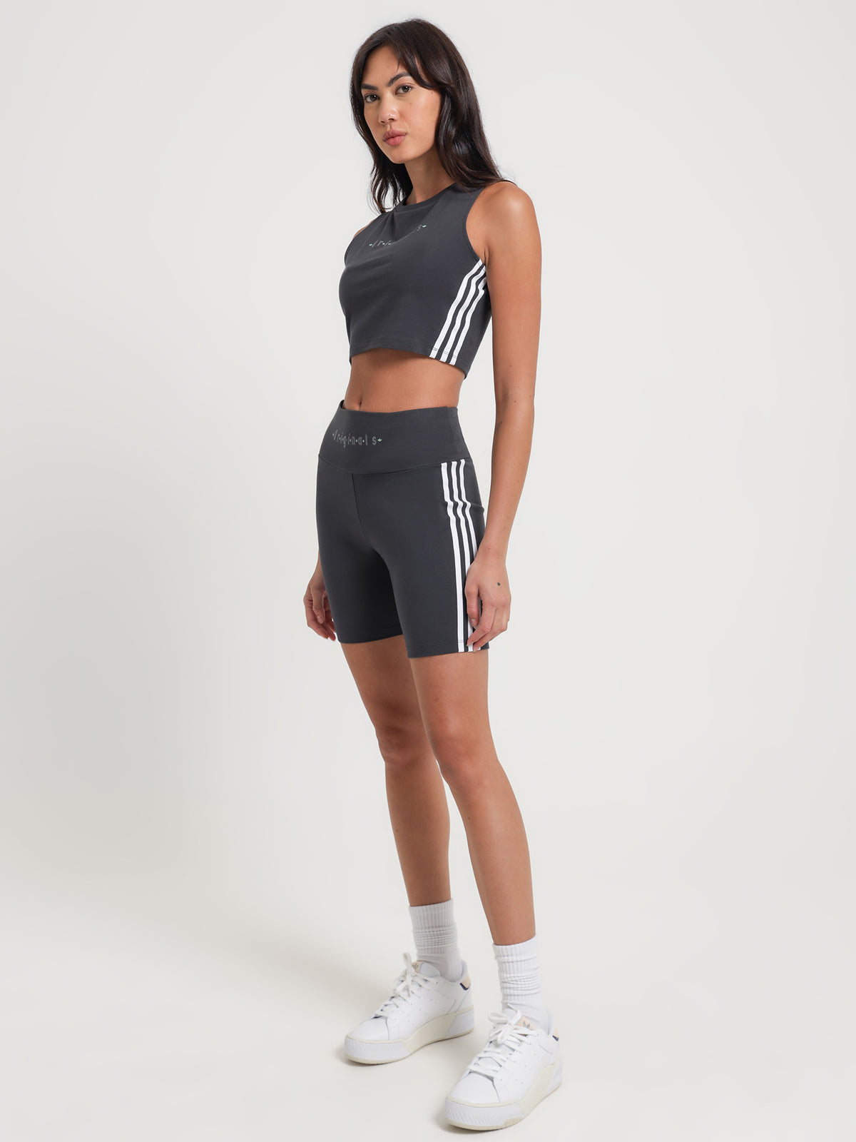 Adidas Tank Top in Carbon Grey | Carbon