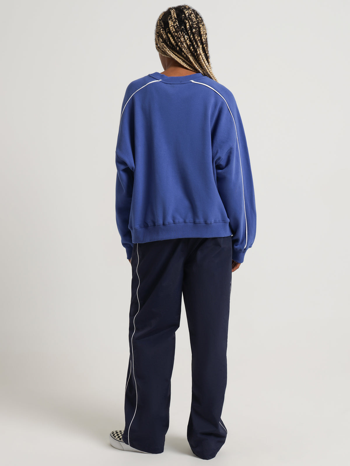 Xgirl Warp Logo Crew in Cobalt | Cobalt