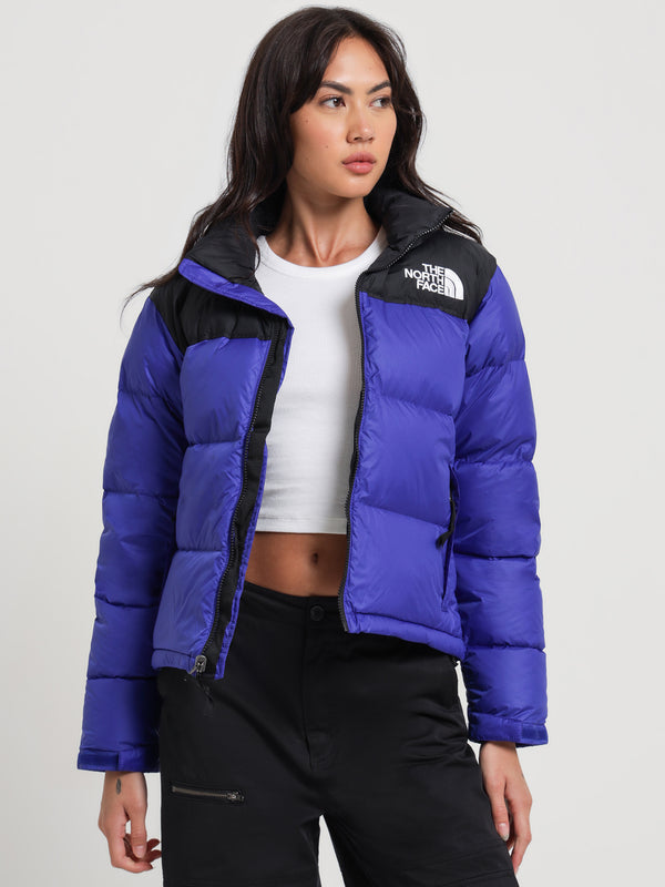 å 1996 Retro Nuptse Puffer Jacket in Lapis Blue Blue | Glue Store