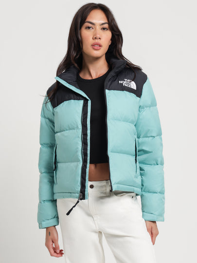 1996 Retro Nuptse Jacket in Wasabi