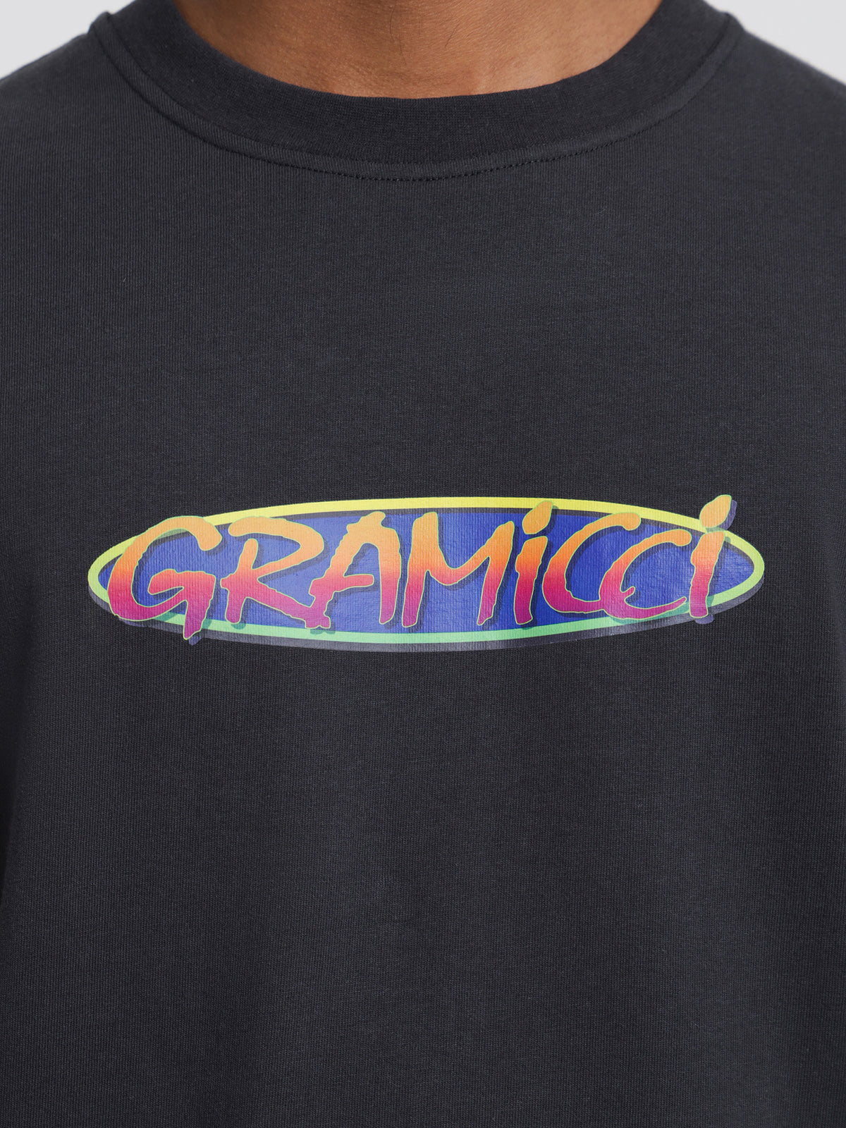 Gramicci Oval T-Shirt in Black | Black