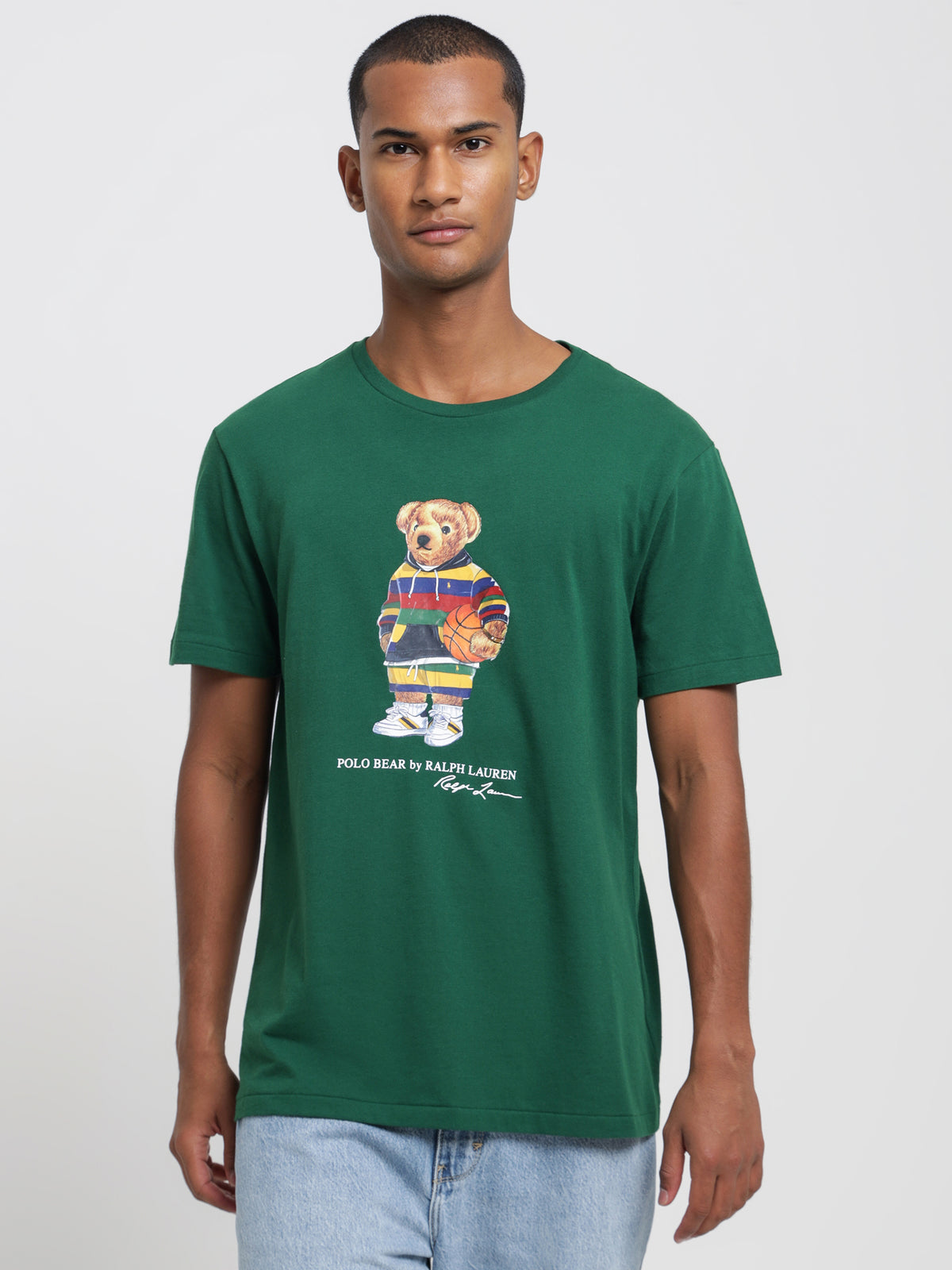 Polo Ralph Lauren Active Bear T-Shirt in New Forest Green | Forest