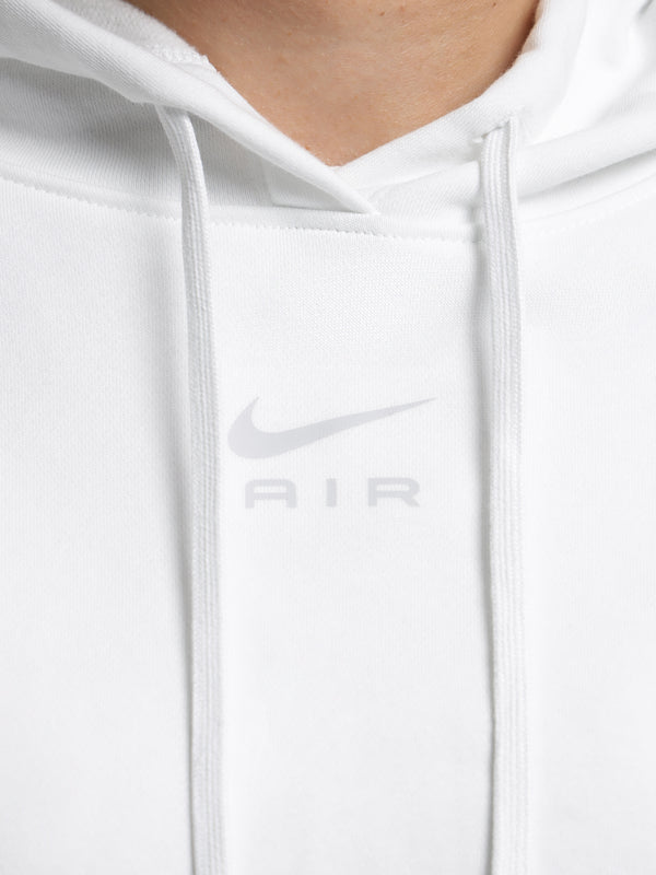 Nike Air Oversized Crop Fleece Hoodie in Off White - Glue Store