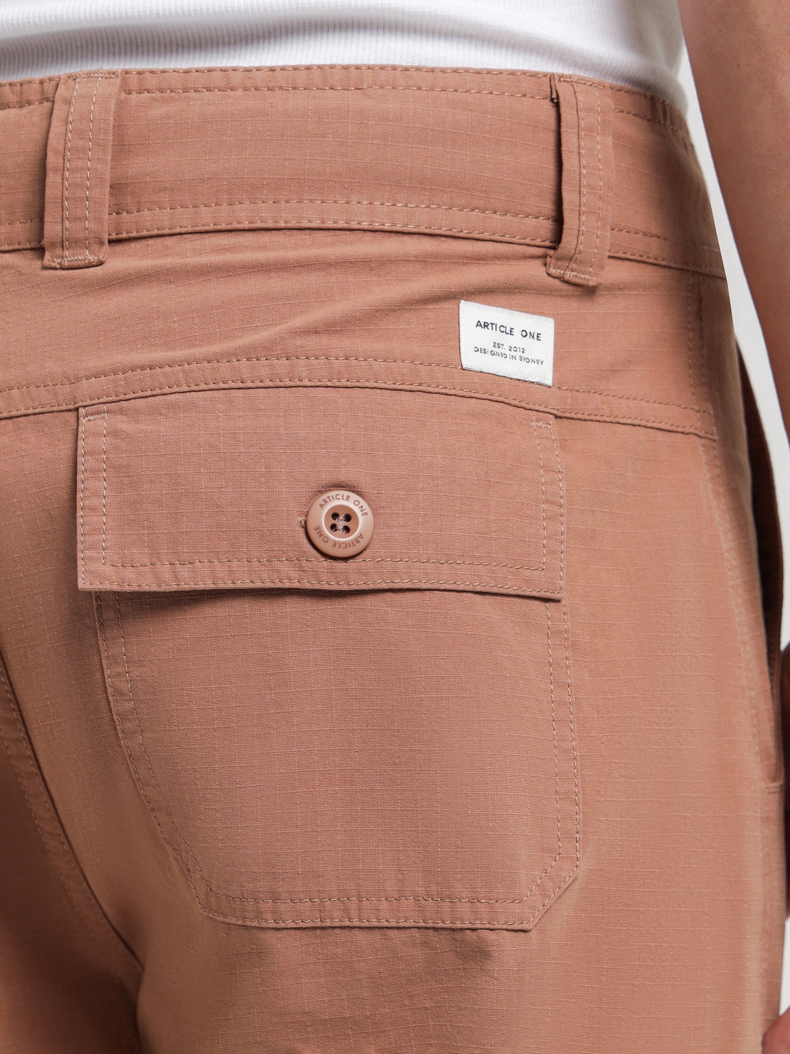 Wyatt Cargo Pants in Clay Orange