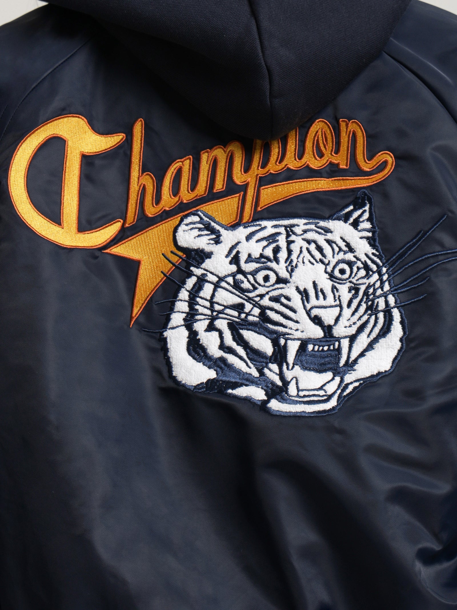 Re:Bound Letterman Jacket in Navy