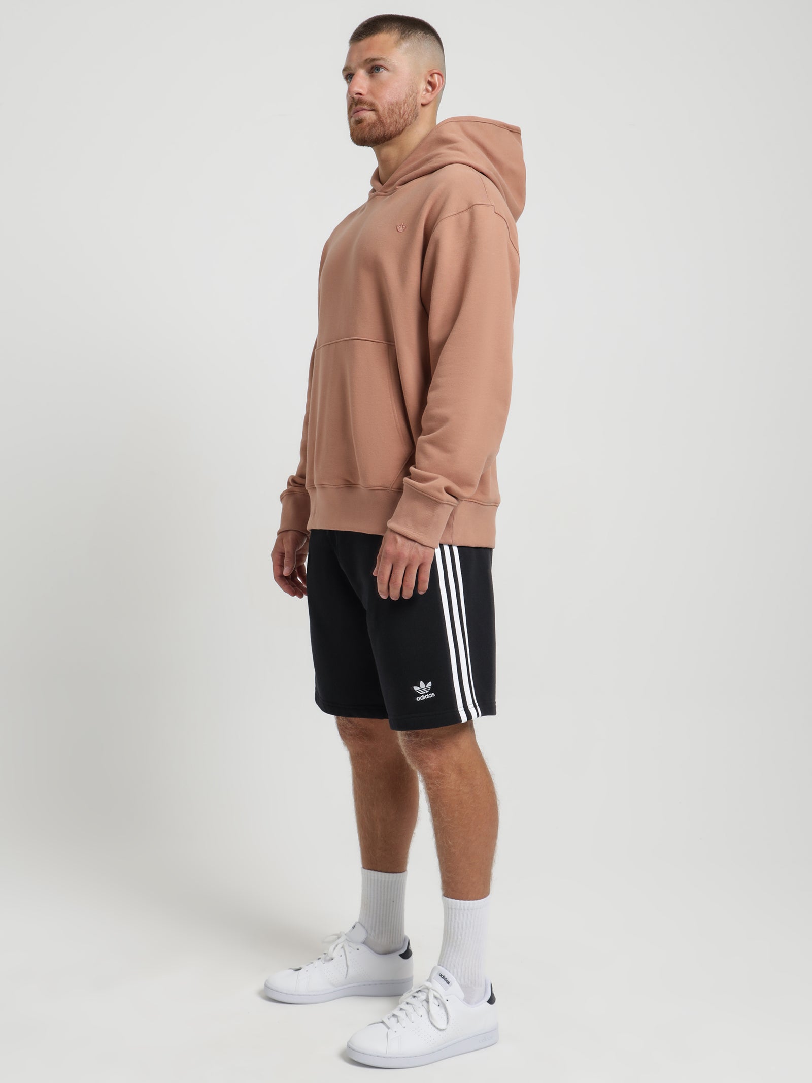 Adicolor Contempo French Terry Hoodie in Clay - Glue Store