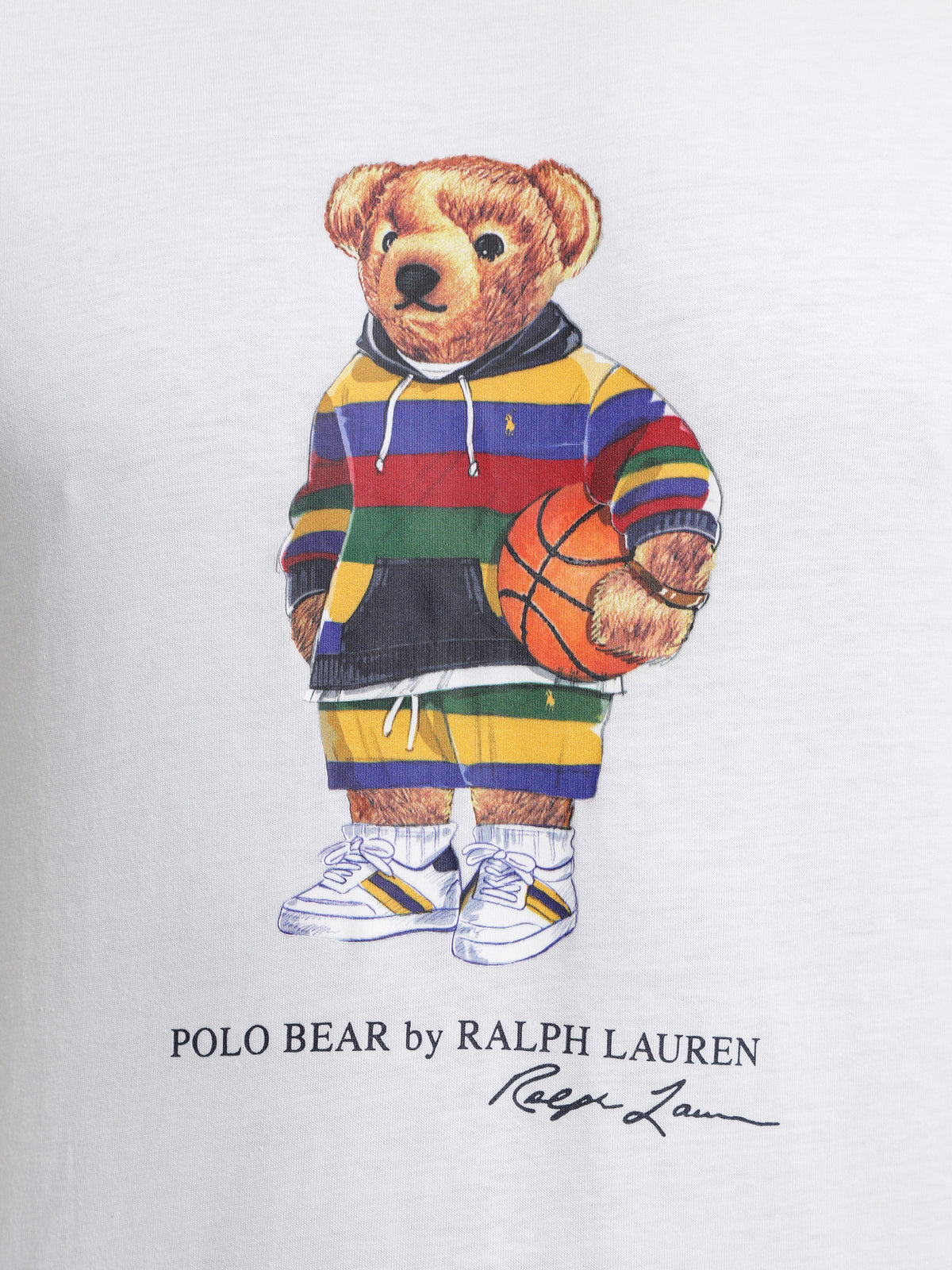 Polo Ralph Lauren Active Bear T-Shirt in White | White