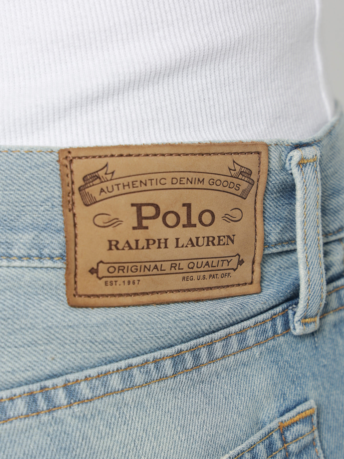 Polo Ralph Lauren Slim Fit Jeans in Stone Wash | Denim