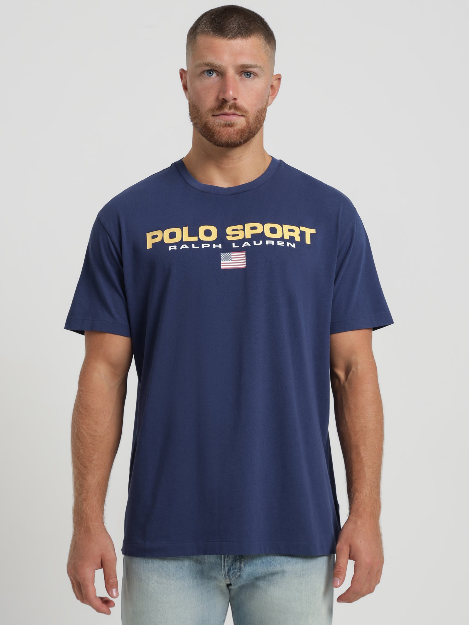 Polo Sport Jersey T-Shirt in Cobalt