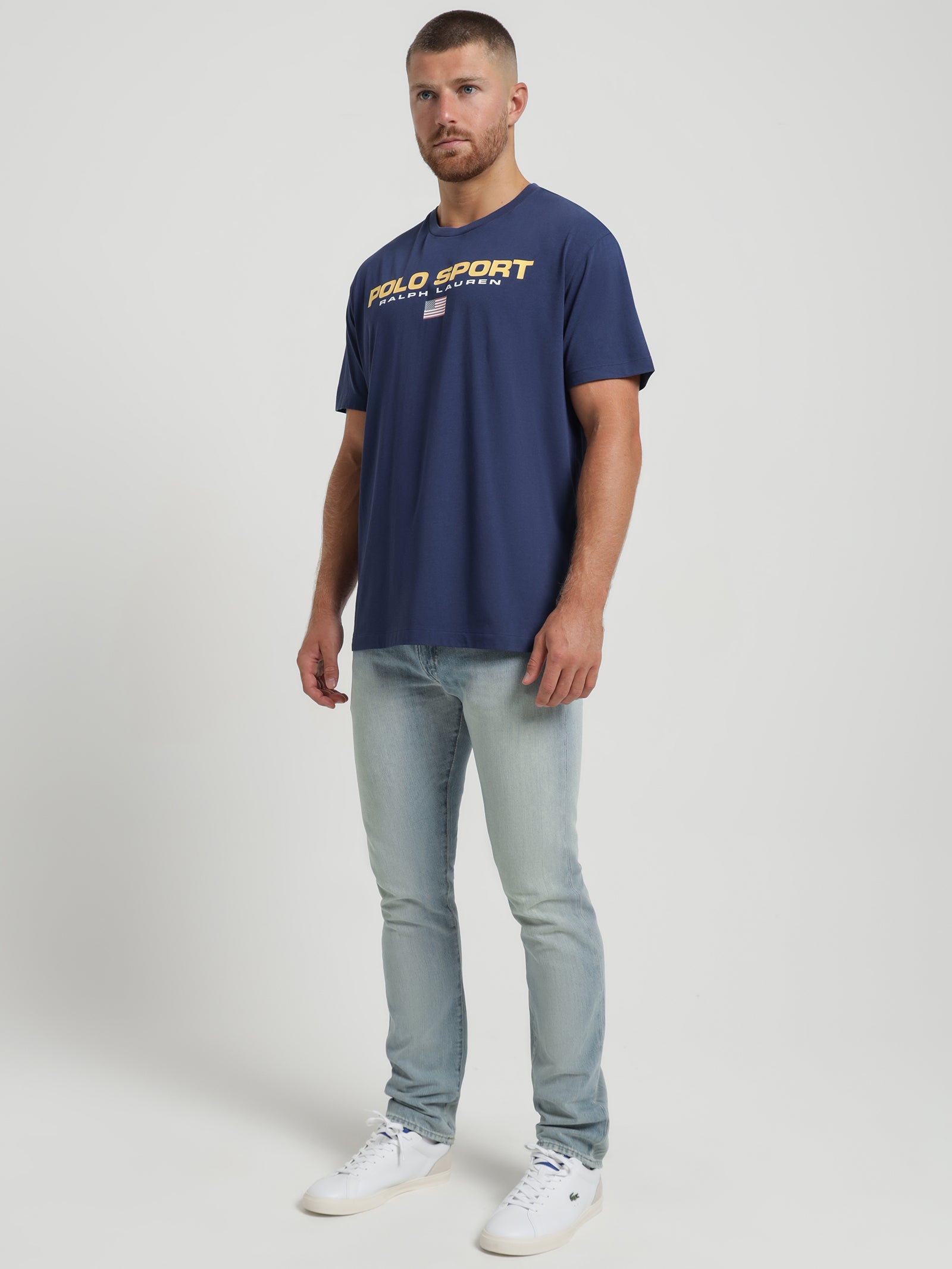 Polo Sport Jersey T-Shirt in Cobalt