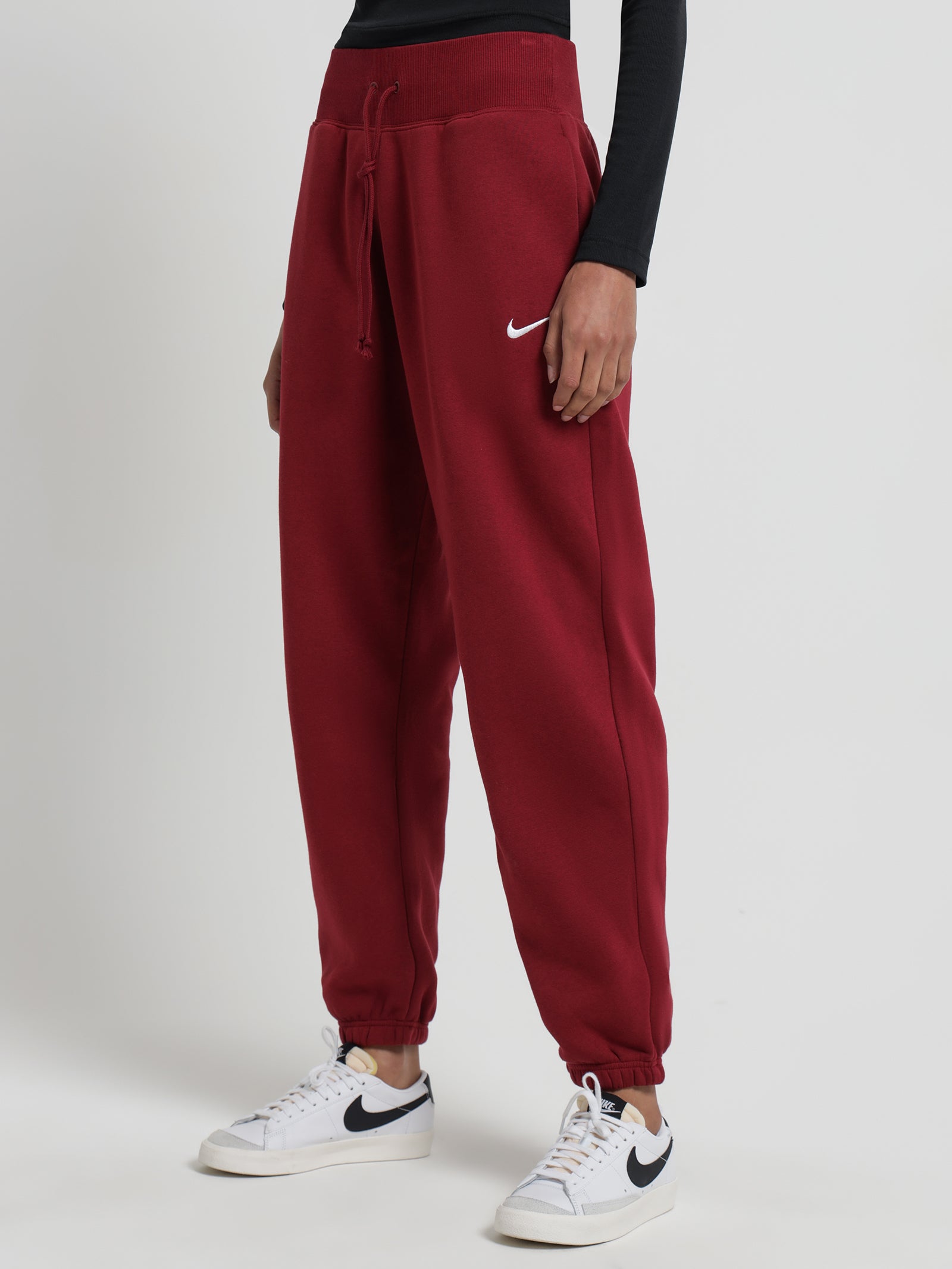 Xssential Terry Sweatpant in Red