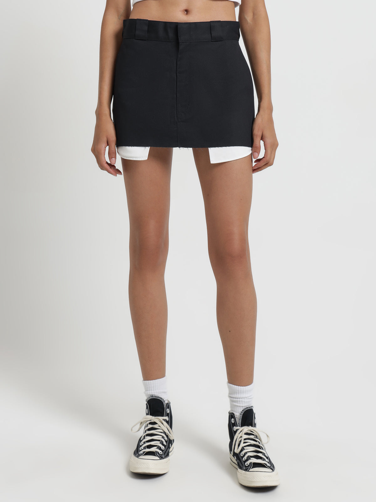 Dickies 874 Mini Skirt in Black | Black