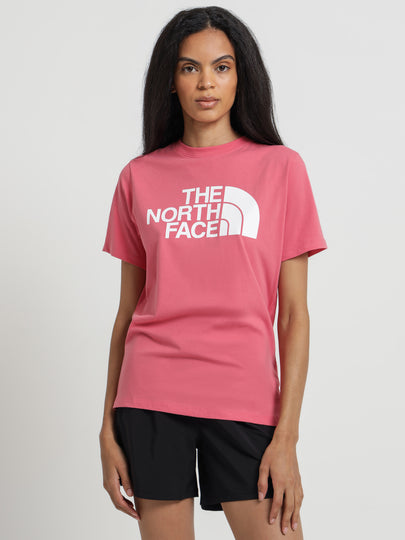 Short Sleeve HD T-Shirt in Pink & White