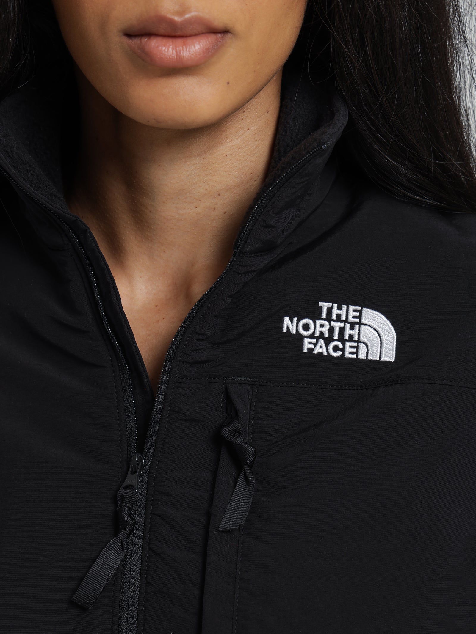 Cropped Denali Fleece in TNF Black