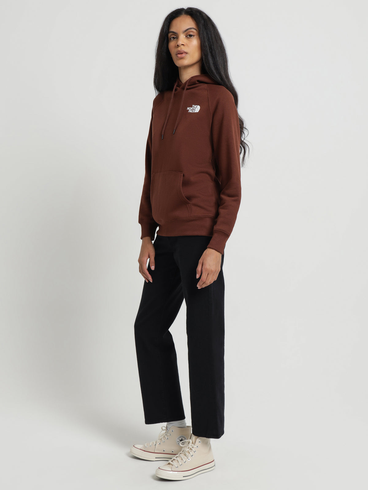 The North Face Box NSE Pullover Hoodie in Dark Oak | Dark Oak