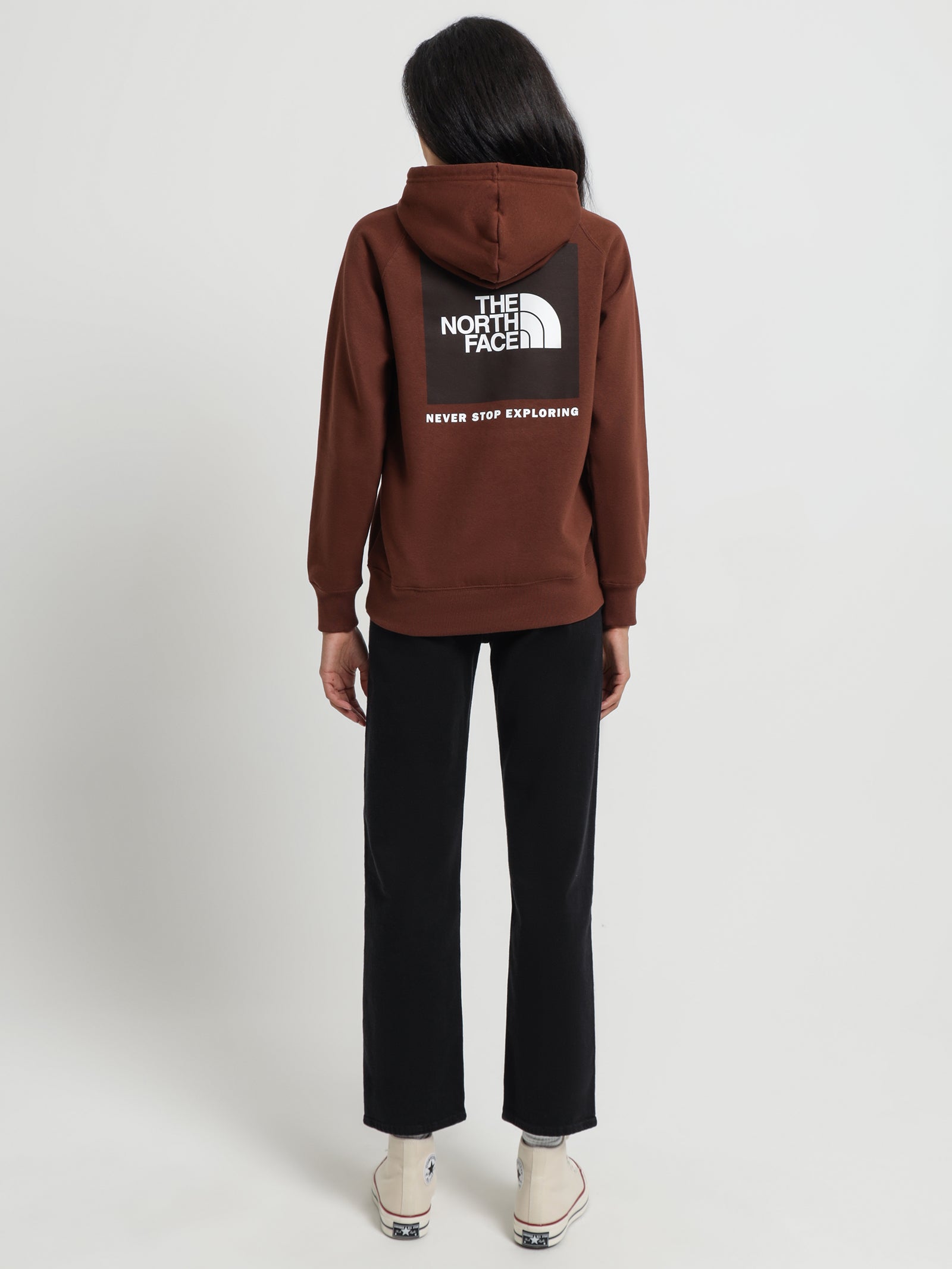 Box NSE Pullover Hoodie in Dark Oak