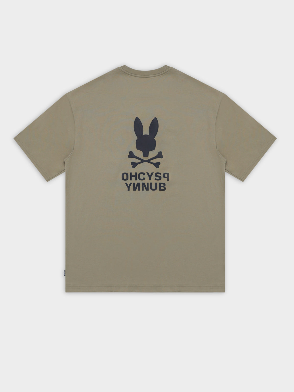 Psycho Bunny Inc Lloyds Relaxed Fit Graphic T-Shirt in Sand | 357 Wet Sand